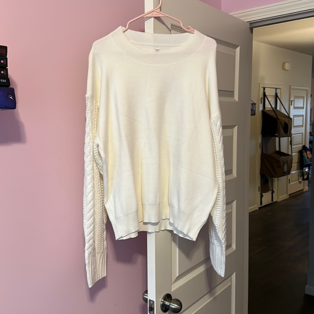 White sweater